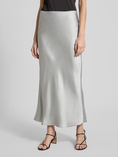 Samsøe Samsøe Maxirock mit elastischem Bund Modell 'SAAGNETA' Hellgrau 4