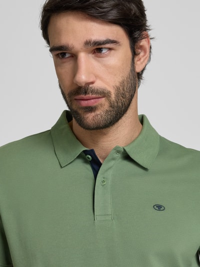 Tom Tailor Regular Fit Poloshirt aus reiner Baumwolle Oliv 3