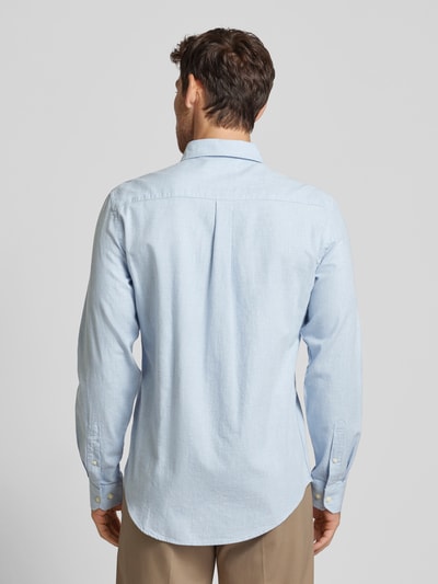 Casual Friday Regular Fit Freizeithemd mit Button-Down-Kragen Modell 'ANTON' Hellblau 5