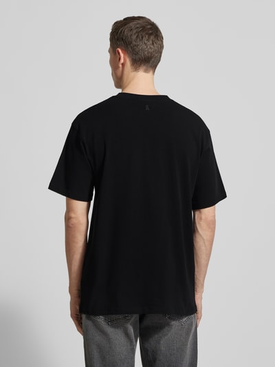 ARMEDANGELS Relaxed Fit T-Shirt aus Bio-Baumwoll-Mix Modell 'MAARKOS' Black 5