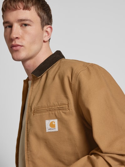 Carhartt Work In Progress Jacke mit Paspeltaschen Modell 'Detroit' Cognac 3