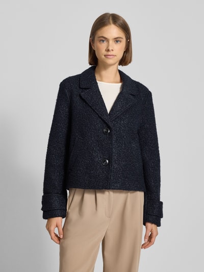 Only Kurtka o kroju regular fit z futerkiem model ‘VALERIA’ Granatowy 4