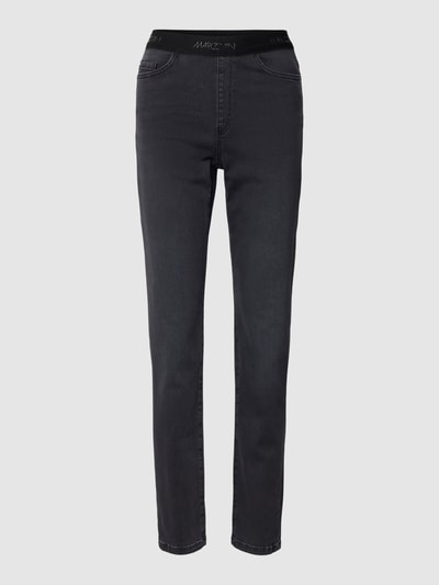 Marc Cain Jeans mit elastischem Bund Modell 'SIENA' Anthrazit 2