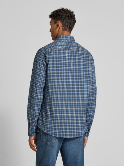 Lerros Vrijetijdsoverhemd met knoopsluiting Blauw - 5