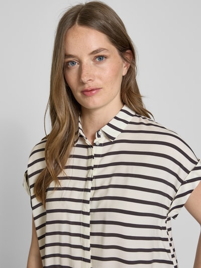 Jake*s Casual Bluzka o kroju regular fit z wzorem w paski Granatowy 3