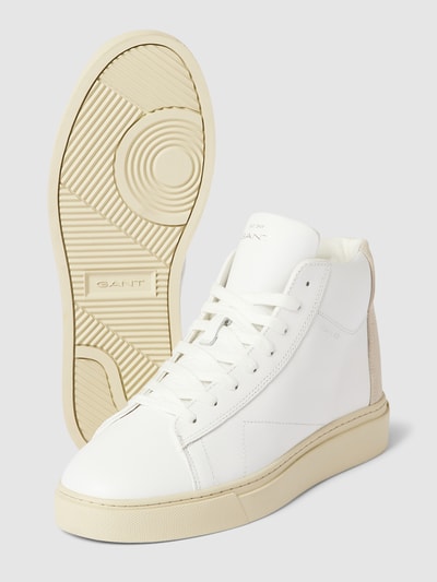 Gant Sneakers met labeldetails, model 'Julice' Offwhite - 4