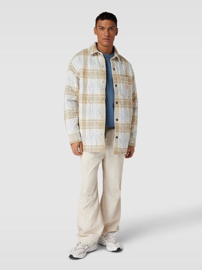 Levi's® Kurtka koszulowa ze wzorem w szkocką kratę ‘PARKSIDE’ Trzcinowy 1