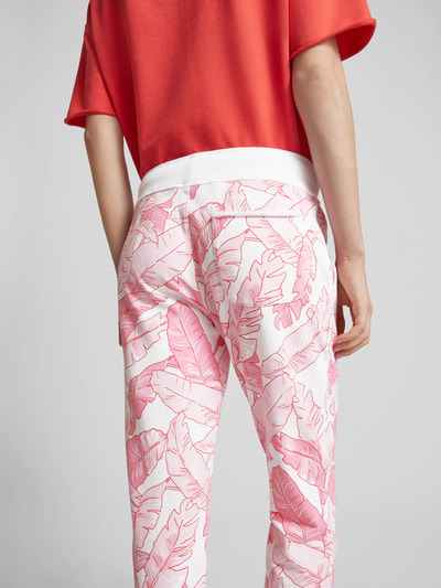 Juvia Sweatpants mit floralem Allover-Muster Weiss 3