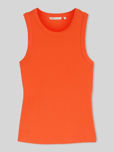 Tom Tailor Denim slim fit top in ribstructuur Oranje - 2