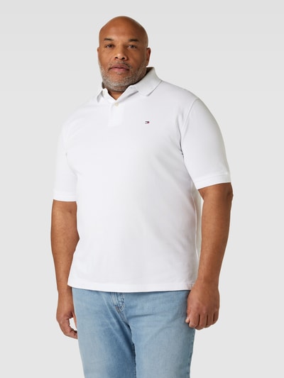 Tommy Hilfiger Big & Tall PLUS SIZE poloshirt met labeldetails Wit - 4