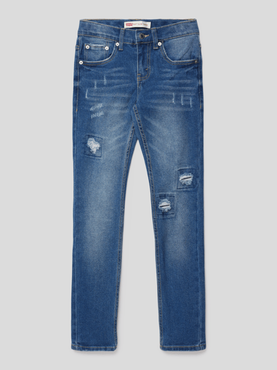 Levi’s® Kids Jeans mit Label-Patch Blau 1