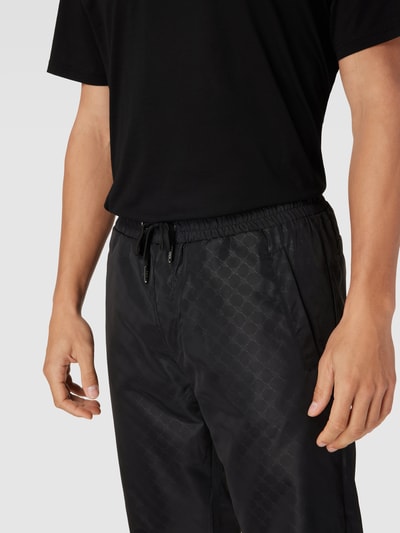 JOOP! Collection Trackpants mit Allover-Muster Modell 'Shayne' Black 3