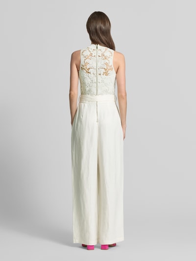 Ted Baker Jumpsuit mit Häkelspitze Modell 'CALANTA' Sand 5
