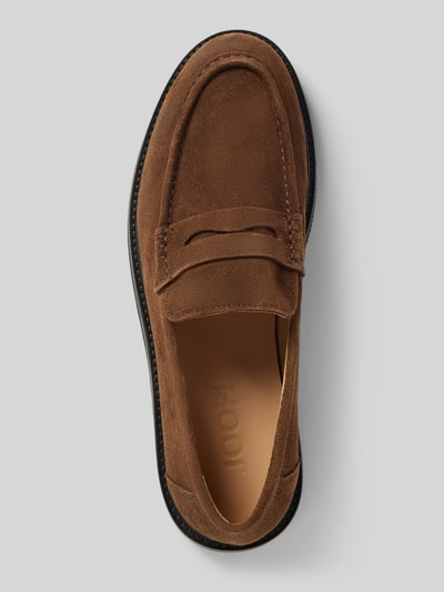 JOOP! SHOES Loafer mit strukturierter Sohle Modell 'velluto' Hellbraun 3