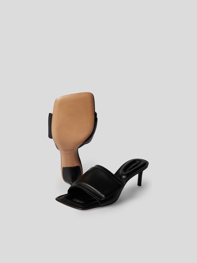 Jacquemus Pantoletten aus Leder Schwarz 5