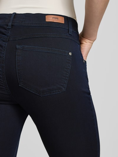 Angels Stoffen broek in 5-pocketmodel, model 'Ornella' Blauw - 3