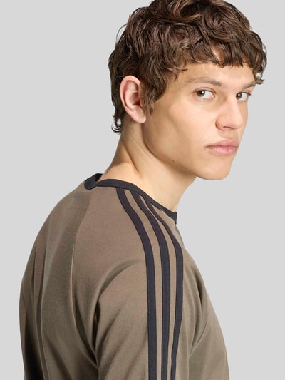 adidas Originals Regular Fit T-Shirt aus reiner Baumwolle Anthrazit 5