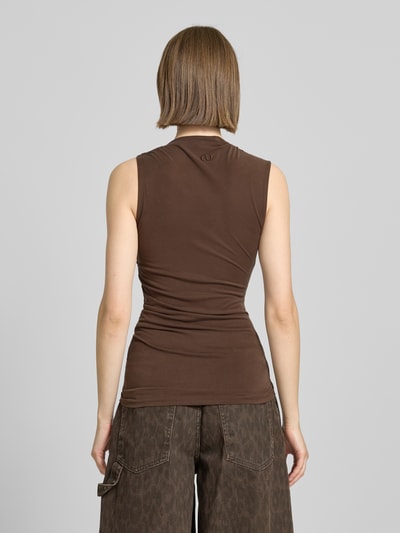 LeGer by Lena Gercke Top mit Raffungen Modell 'Dominique' Dunkelbraun 5