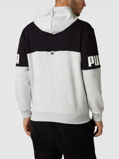 PUMA PERFORMANCE Hoodie mit Logo-Print Hellgrau Melange 5