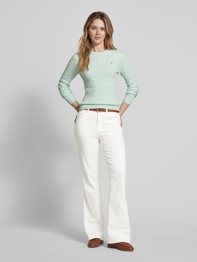 Gant Bootcut Fit Jeans mit Stretch-Anteil Offwhite 1