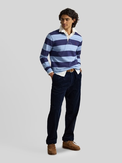 Polo Ralph Lauren Sweatshirt mit Kontrastkragen Blau 1