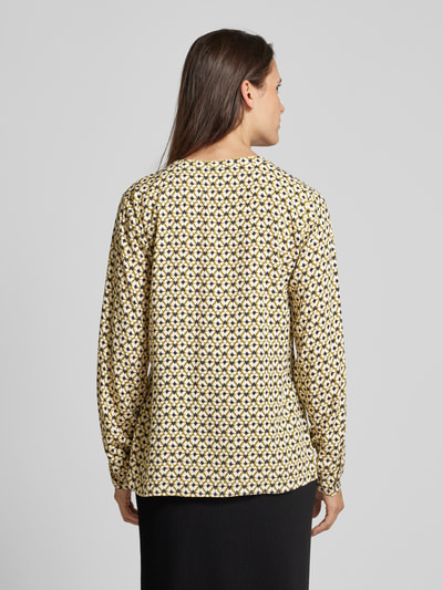 Smith and Soul Blouseshirt met V-hals Olijfgroen - 5