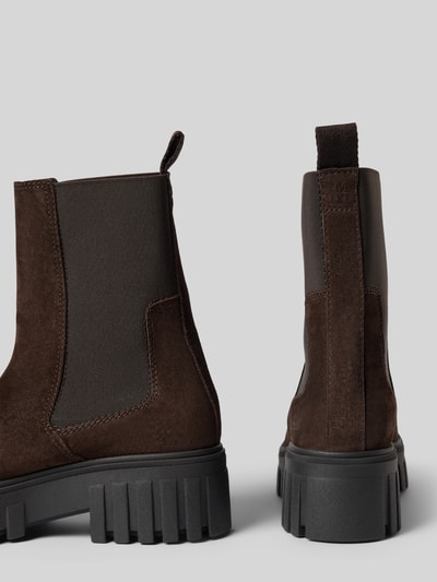 Marc O'Polo Chelseas aus echtem Rindsleder Modell 'Valva 5' Dunkelbraun 2