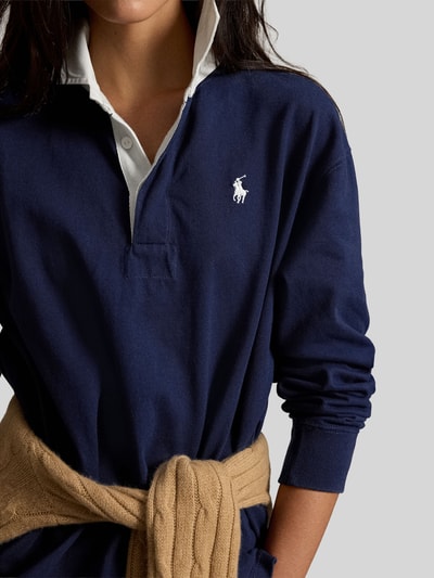 Polo Ralph Lauren Relaxed Fit Rugbyshirt aus reiner Baumwolle Royal 3