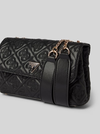 Guess Handtasche mit Label-Applikation Modell 'ADELASIA' Black 3