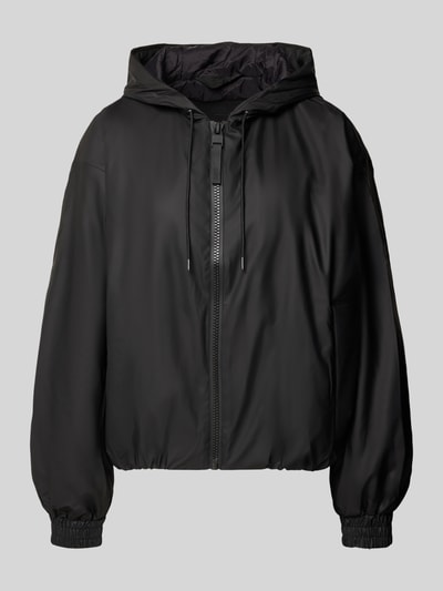 RAINS Jack met capuchon, model 'LOHJA' Zwart - 2