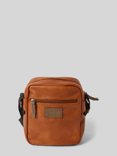 camel active Schoudertas met labelpatch, model 'LAOS' Cognac - 4