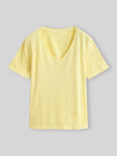GANT Regular Fit T-Shirt aus Baumwoll-Mix GELB 2