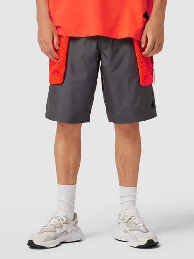 ADIDAS SPORTSWEAR Korte broek met semi-transparante garnering Donkergrijs - 4