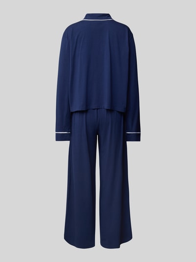 Polo Ralph Lauren Pyjama mit Logo-Stitchings Modell 'POLO ESSENTIALS' Dunkelblau 3