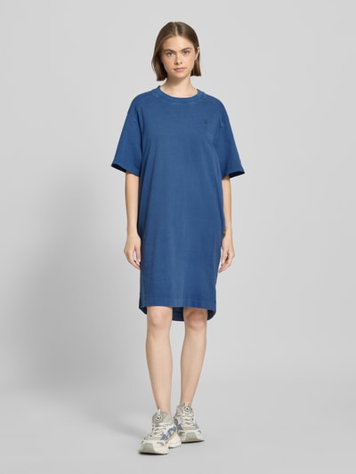 G-Star Raw Knielanges T-Shirt-Kleid mit Rundhalsausschnitt Jeansblau 4