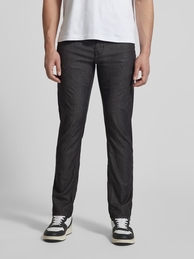 JOOP! JEANS Jeansy o kroju nowoczesnym z wpuszczanymi kieszeniami model 'Mitch' Czarny 4