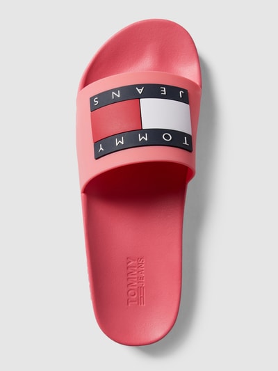 Tommy Jeans Slides mit Label-Details Pink 4