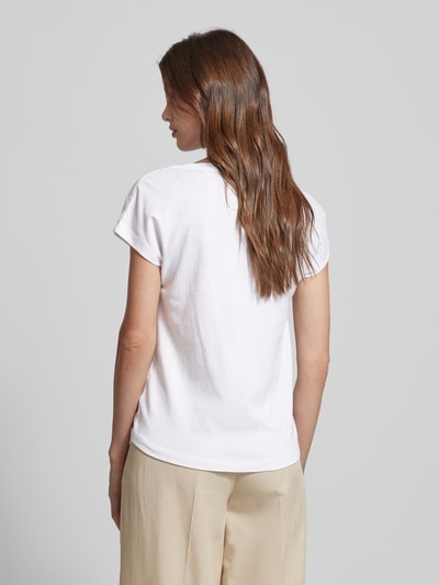 Marc O'Polo T-shirt z okrągłym dekoltem Biały 5