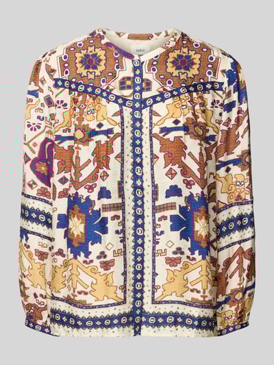 Bash Relaxed Fit Bluse mit Rundhalsausschnitt Modell 'VERONE' Ecru 2