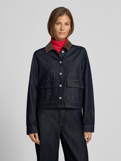 s.Oliver RED LABEL Regular fit jeansjack van puur katoen Blauw gemêleerd - 4
