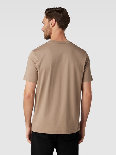 BOSS Orange T-Shirt mit Logo-Motiv-Print Beige 5