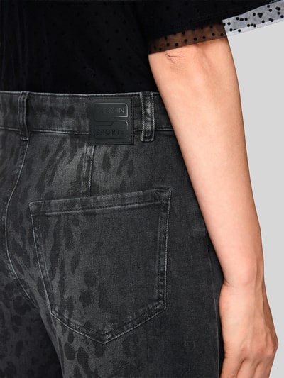 Marc Cain barrel fit jeans van katoenmix Middengrijs - 6
