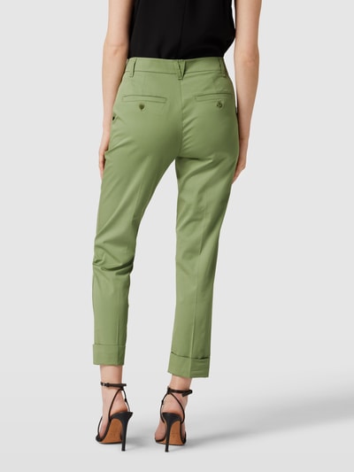 Marc Cain Stoffhose mit fixierten Beinumschlägen Khaki 5