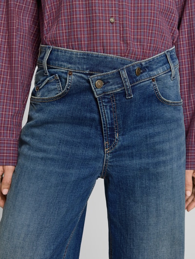CAMBIO Jeansy o kroju baggy barrel z mieszanka bawełny model 'BAGGY ASYMMETRICAL' Oceaniczny 3
