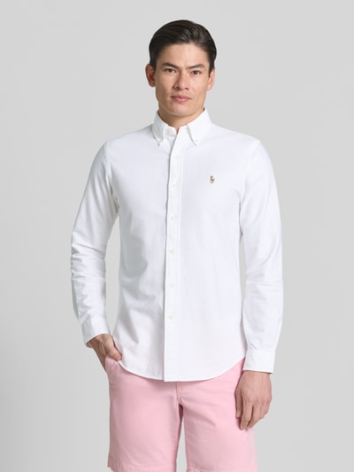 Polo Ralph Lauren Regular Fit Freizeithemd aus reiner Baumwolle Weiss 4