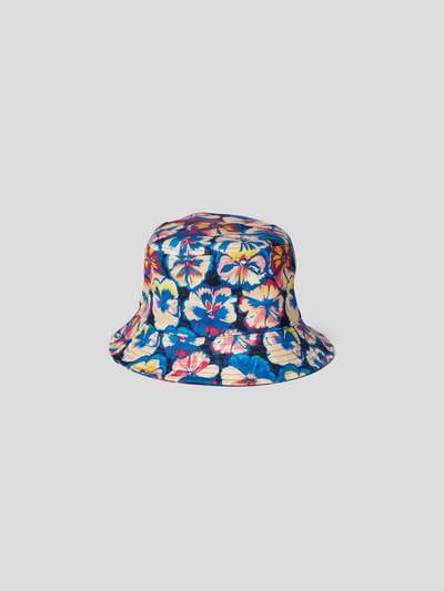 Rabanne Bucket Hat mit floralem Muster Blau 4