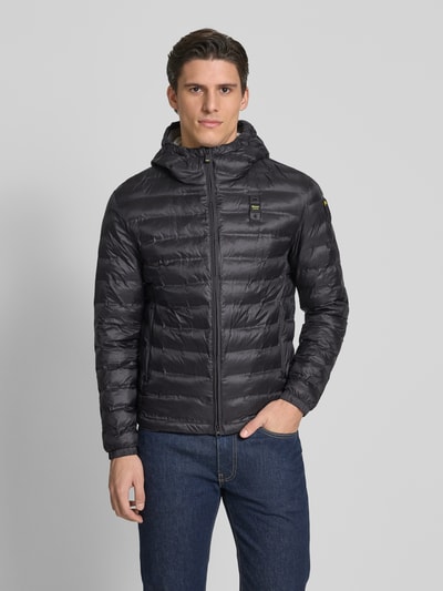 Blauer Usa Gewatteerd jack met capuchon, model 'CHARLES' Zwart - 4