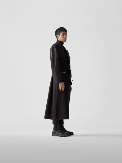 Maison Margiela Mantel im Distressed-Look Schwarz 4