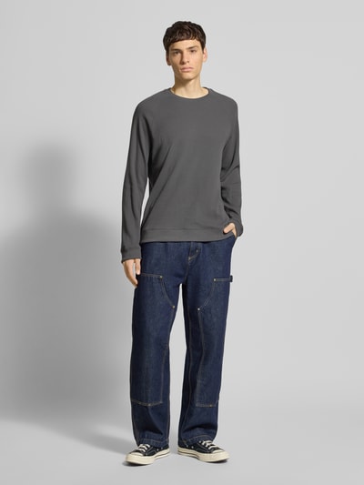 CHAMPION Sweatshirt mit Rundhalsausschnitt Anthrazit 1