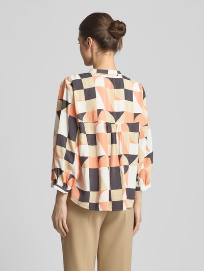 OPUS Blouseshirt met V-hals, model 'Falinde' Oranje - 5